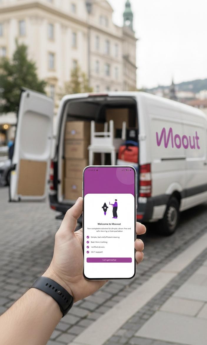 Mooout Logistics Background